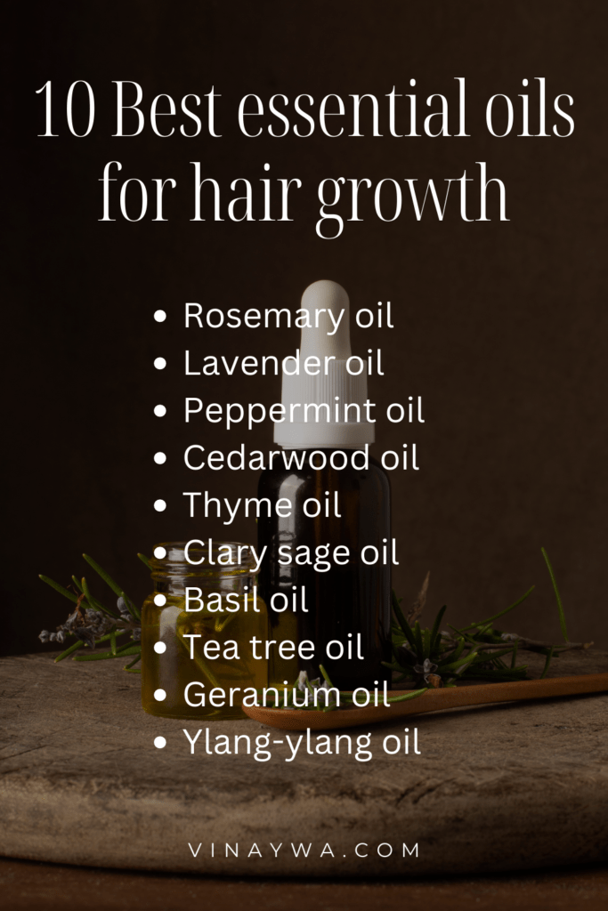 10 essential oils for hair growth