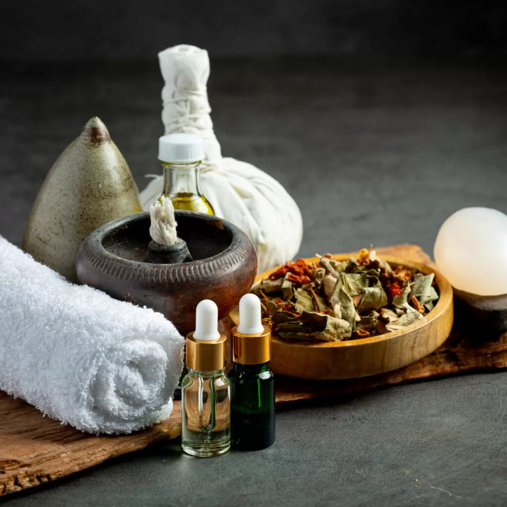 herbal compress herbal spa treatment equipments put dark floor scaled e1675068397995 1024x1024 1