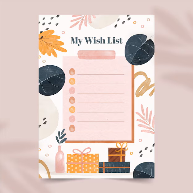 Bucket list template