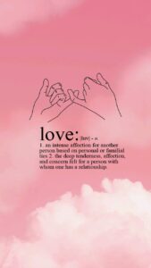 We Were Just Talking About Love.